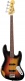 Jazz Bass Jaco Pastorius Fretless Relic 3-Color Sunburst Artist 2025