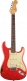 Stratocaster Michael Landau '63 FIESTA RED over 3-Color Sunburst Signature Artist 2025