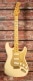 LTD '55 BONE TONE STRAT RELIC 2A FLAME MN AGED HONEY BLONDE WITH GOLD HARDWARE