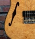 ARTISAN 2023 ARTISAN DUAL P90 MAPLE BURL TELECASTER AGED NATURAL