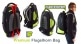 BAG FOR BUGLE BLACK/GREEN LIME PB-02-L
