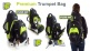 FUNDA TROMPETTE BLACK/GREEN LIME PB-04-L