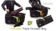 BAG FOR TRIPLE TROMPETTE BLACK PB-06-BK