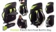 TASCHE COR D'HARMONIE PRO BLACK/GREEN LIME PB-10-L