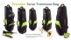 BAG FOR TROMBONE 9'5 BLACK/GREEN LIME PB-15-L