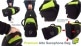 BAG FOR SAXOPHONE ALTO BLACK/GREEN LIME PW-01-L