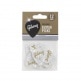 GUITAR PICKS PEARLOID WHITE, 12 PACK, HEAVY