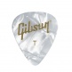 GUITAR PICKS PEARLOID WHITE, 12 PACK, THIN