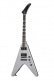 FLYING V ARTIST DAVE MUSTAINE EXP SILVER METALLIC 