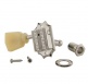 Vintage Nickel Machine Heads, Yellow Buttons
