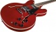 Fusion hollowbody double cut Cherry Red