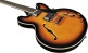 Fusion hollowbody double cut Sunburst
