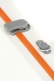 VIOLIN CASE POLYCARBONATE FUN 4/4 - 1/2 WHITE / ORANGE