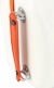 VIOLIN CASE POLYCARBONATE FUN 4/4 - 1/2 WHITE / ORANGE