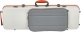 VIOLIN CASE POLYCARBONATE FUN 4/4 - 1/2 WHITE / ORANGE