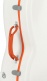 CELLO CASE POLYCARBONATE FUN 4/4 WHITE / ORANGE