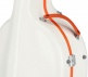 CELLO CASE POLYCARBONATE FUN 4/4 WHITE / ORANGE