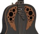 Adamas U581T-SPM Mid-Depth Non-Cutaway Black Satin Copper Metal Flake