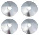 Coupelles Metal Pour Tilter De Pied De Cymbale (X 4)