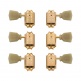 PARTS DELUXE GREEN KEY TUNER SET VINTAGE GOLD