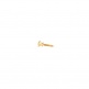 Strap Buttons Brass 2 Pack