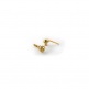 Strap Buttons Brass 2 Pack
