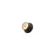 REPLACEMENT PART TOP HAT KNOBS W/ GOLD METAL INSERT BLACK 4 PACK