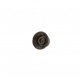 PARTS TOP HAT KNOBS W/ GOLD METAL INSERT BLACK 4 PACK