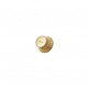 PARTS TOP HAT KNOBS W/ GOLD METAL INSERT AGED GOLD 4 PACK