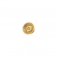 PARTS TOP HAT KNOBS W/ GOLD METAL INSERT AGED GOLD 4 PACK