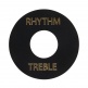 PARTS TOGGLE SWITCH WASHER BLACK GOLD IMPRINT