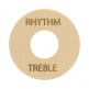Toggle Switch Washer Cream Gold Imprint