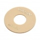 REPLACEMENT PART TOGGLE SWITCH WASHER (CREAM, GOLD IMPRINT)