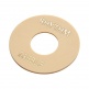 REPLACEMENT PART TOGGLE SWITCH WASHER (CREAM, GOLD IMPRINT)