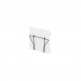 RECORD BOX DISPLAY DOOR WHITE