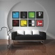 CONJUNTO DE MARCO DE VINILO 12 - NEGRO