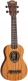 Tiki Tku110S Ukulele Soprano Arched Back avec housse