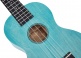 Island Concert Ukulele Aqua Blue + Cover