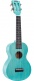 Island Concert Ukulele Aqua Blue + Cover