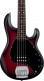 STINGRAY RUBY RED BURST SATIN, 5-CORDES