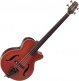 DB10 F-Hole Bass CW Fretless Red Stain
