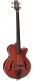 DB10 F-Hole Bass CW Fretless Red Stain