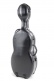 CELLO CASE POLYCARBONAT 4.6 4/4 BLACK ROLLY