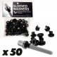SLEEVED WASHERS - BLACK (X50)
