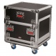 G-TOWER WOOD FOR 14 U MIXING CONSOLE WITH INTEGRATED 6 U RACK