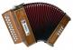 MORGAN II DIATONIC ACCORDEON G/C KEYS - NATURAL WOOD SERIES WITH BRIEFCASE INCLUDED 