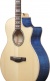 Ae390-Nta Natural Top, Aqua Blue Body