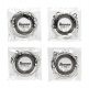 PIEGS61 Nickel Wound Regular Light 10-46 Pack de 4