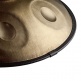 SONIC ENERGY SENSORY HANDPAN, STAINLESS STEEL, VINTAGE GOLD, D AMARA, 10 NOTES