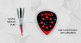 Médiators Jazz Grips Delrin, Sachet De 6 Pieces.